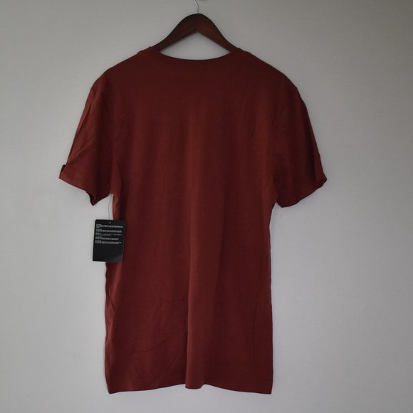 Harley Davidson Motorcycles burnt orange t-shirt NWT size large slim fit unisex - Picture 3 of 6